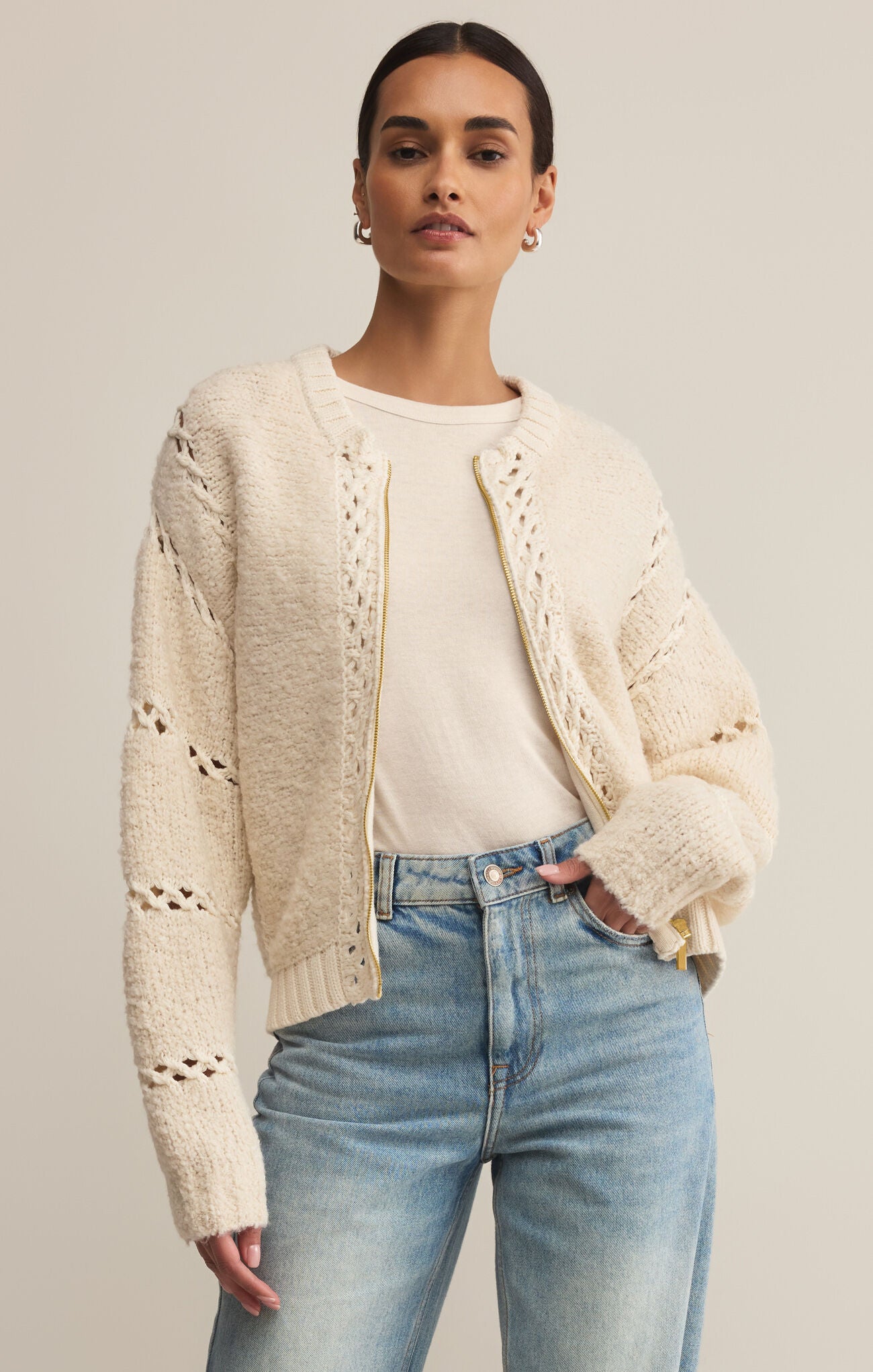 Sundance Sweater Jacket-Core Sweaters-Happy on Main