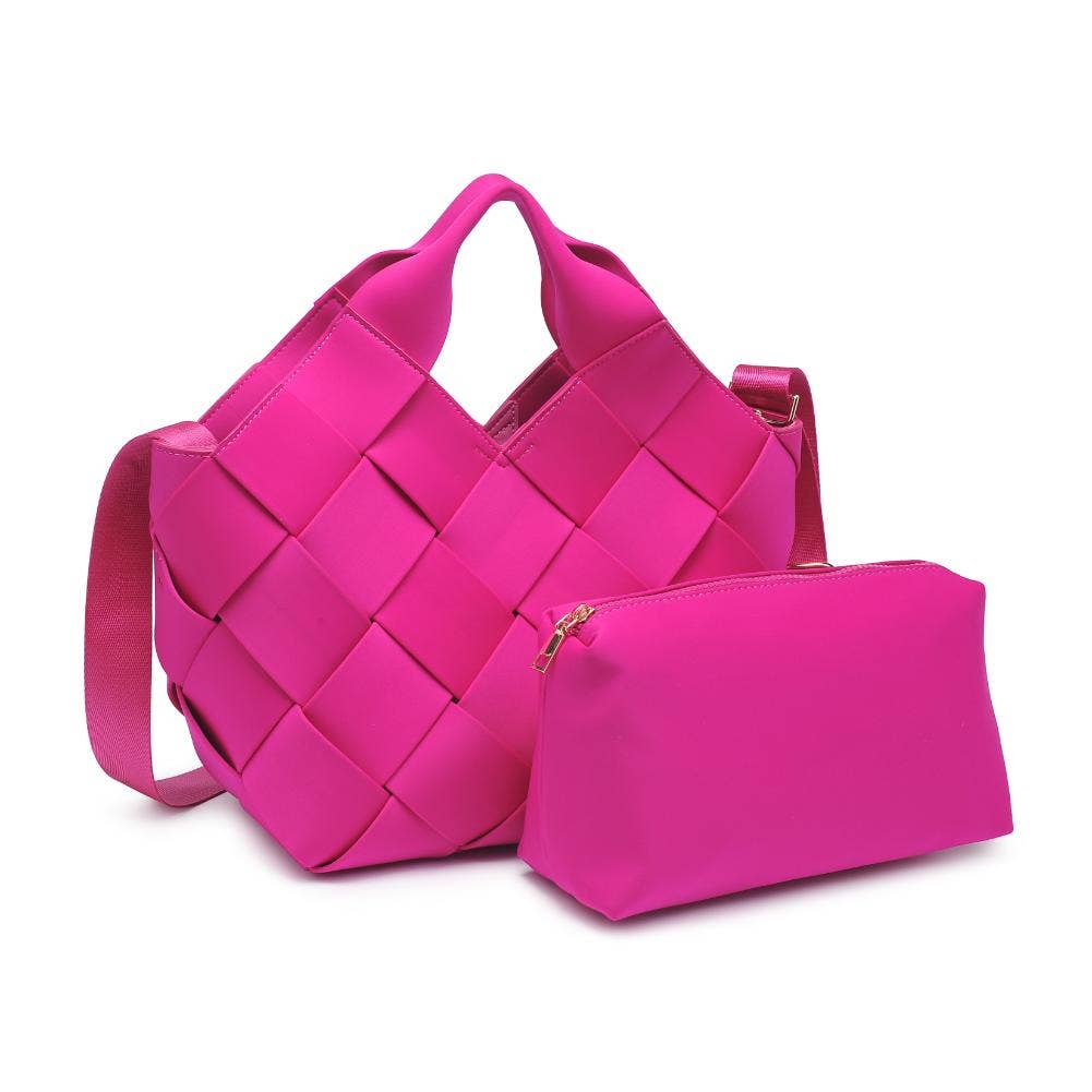 Resilience - Woven Neoprene Tote-Handbags-Happy on Main