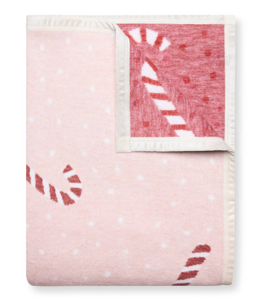 Candy Canes Blanket-ChappyWrap-Happy on Main