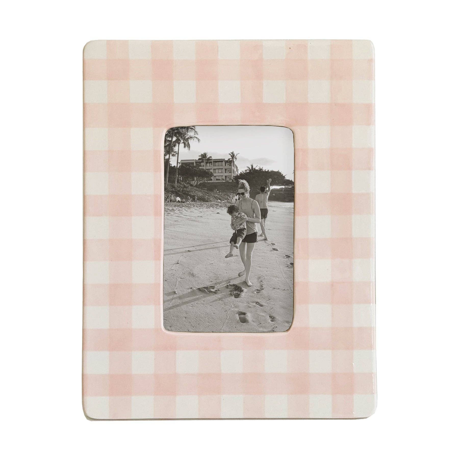 Gingham Photo Frame-Home Decor-Happy on Main