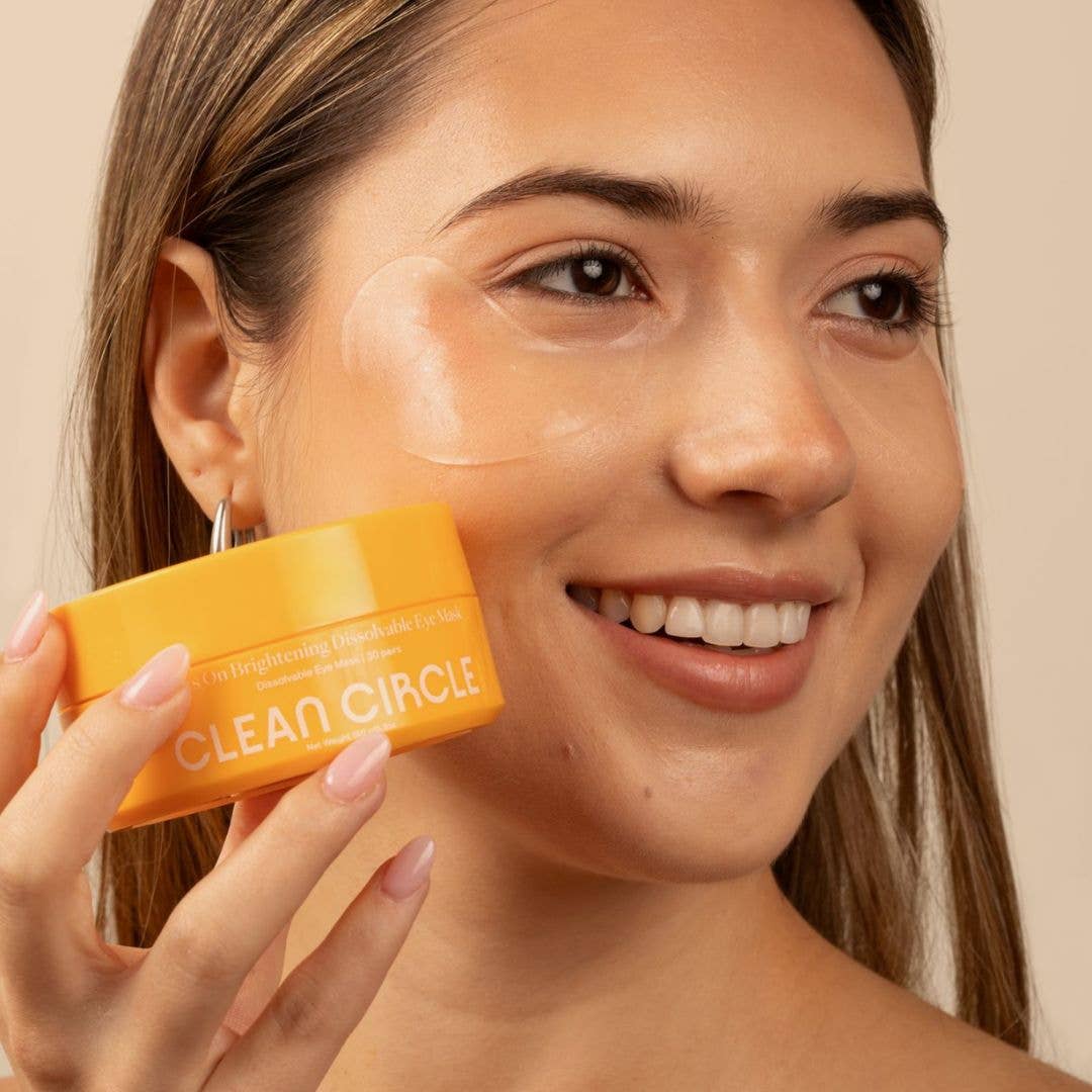 Brightening Eye Mask w/ Red Algae & Vitamin C - Zero Waste-Beauty + Wellness-Happy on Main