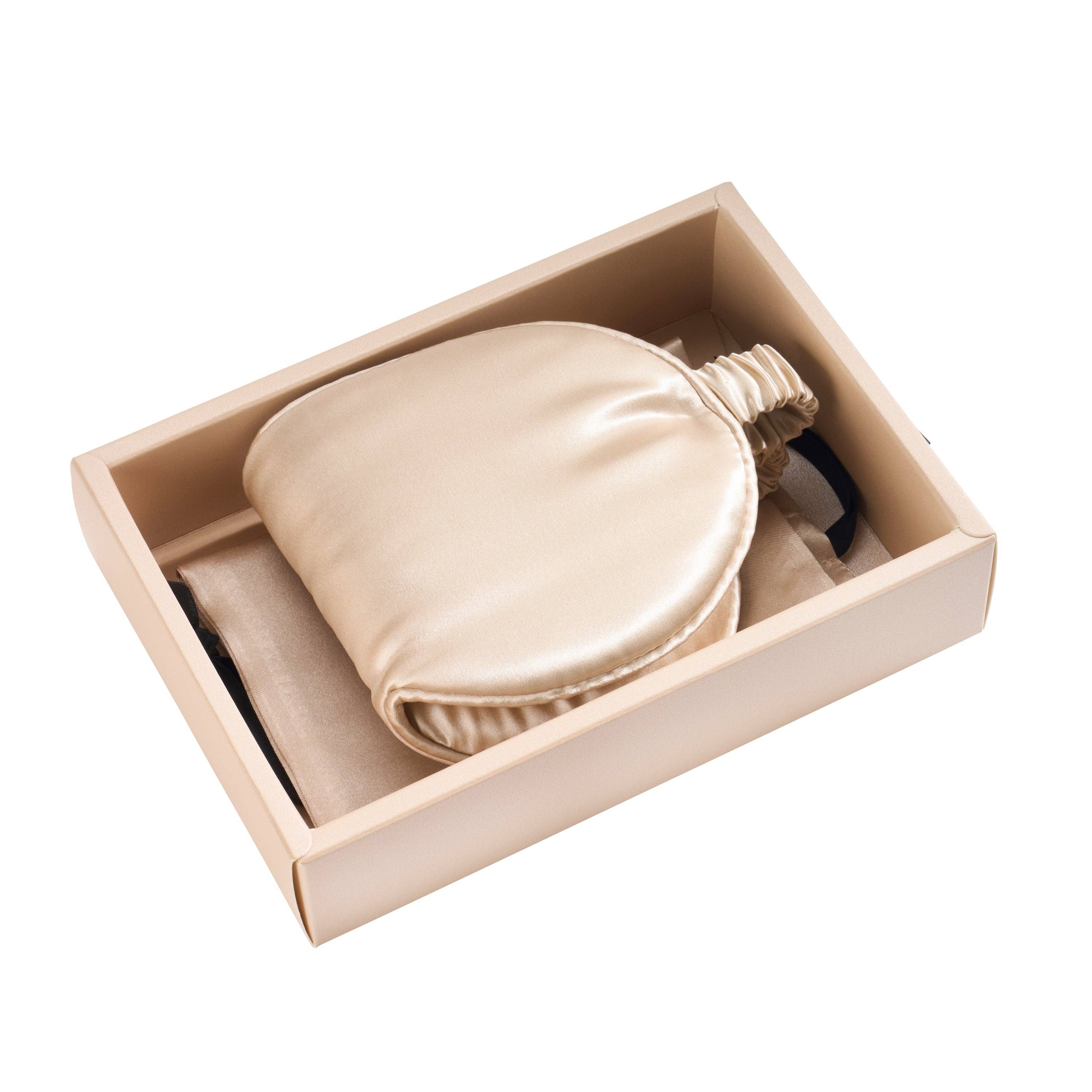 Sleep Mask - Champagne - Profile-Beauty + Wellness-Happy on Main