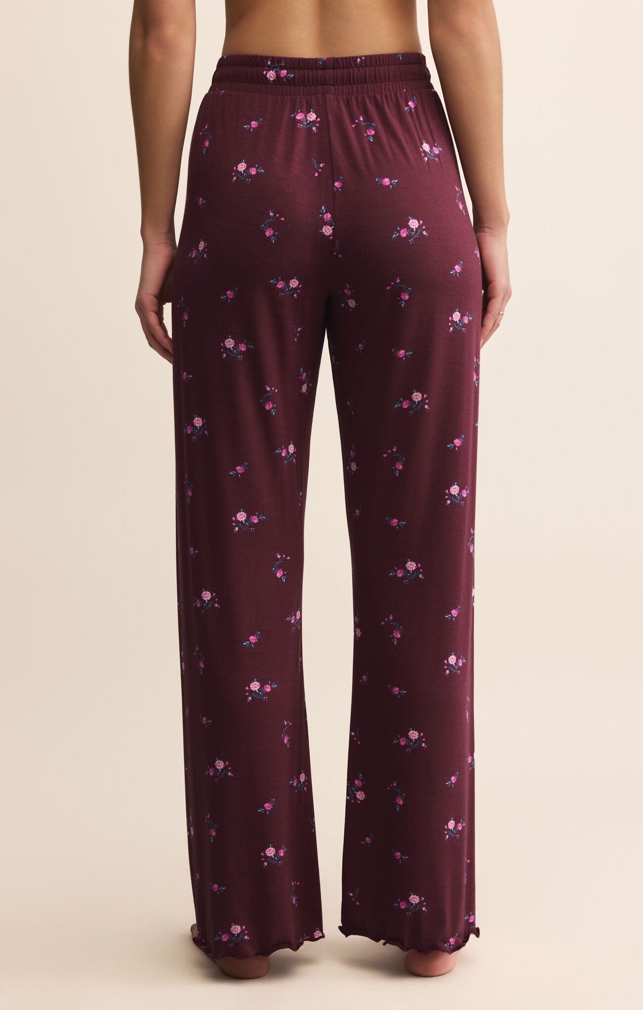 At Ease Ditsy Pant-Athleisure-Happy on Main