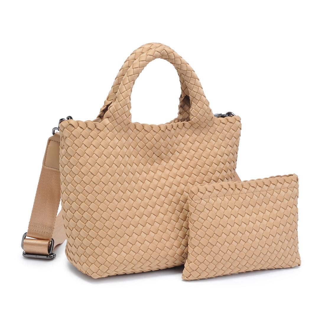 Sky's The Limit - Woven Neoprene Small Crossbody-Handbags-Happy on Main