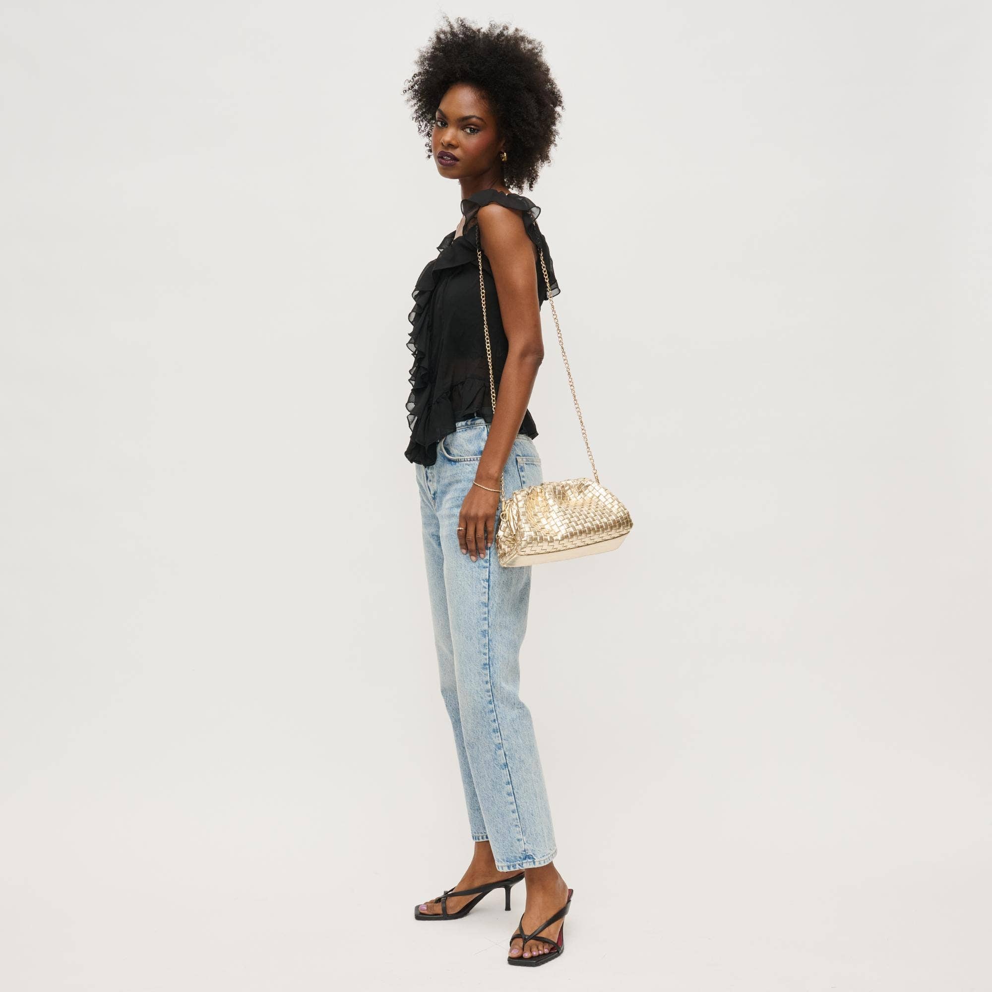 Tate Woven Frame Clutch-Urban Expressions-Happy on Main