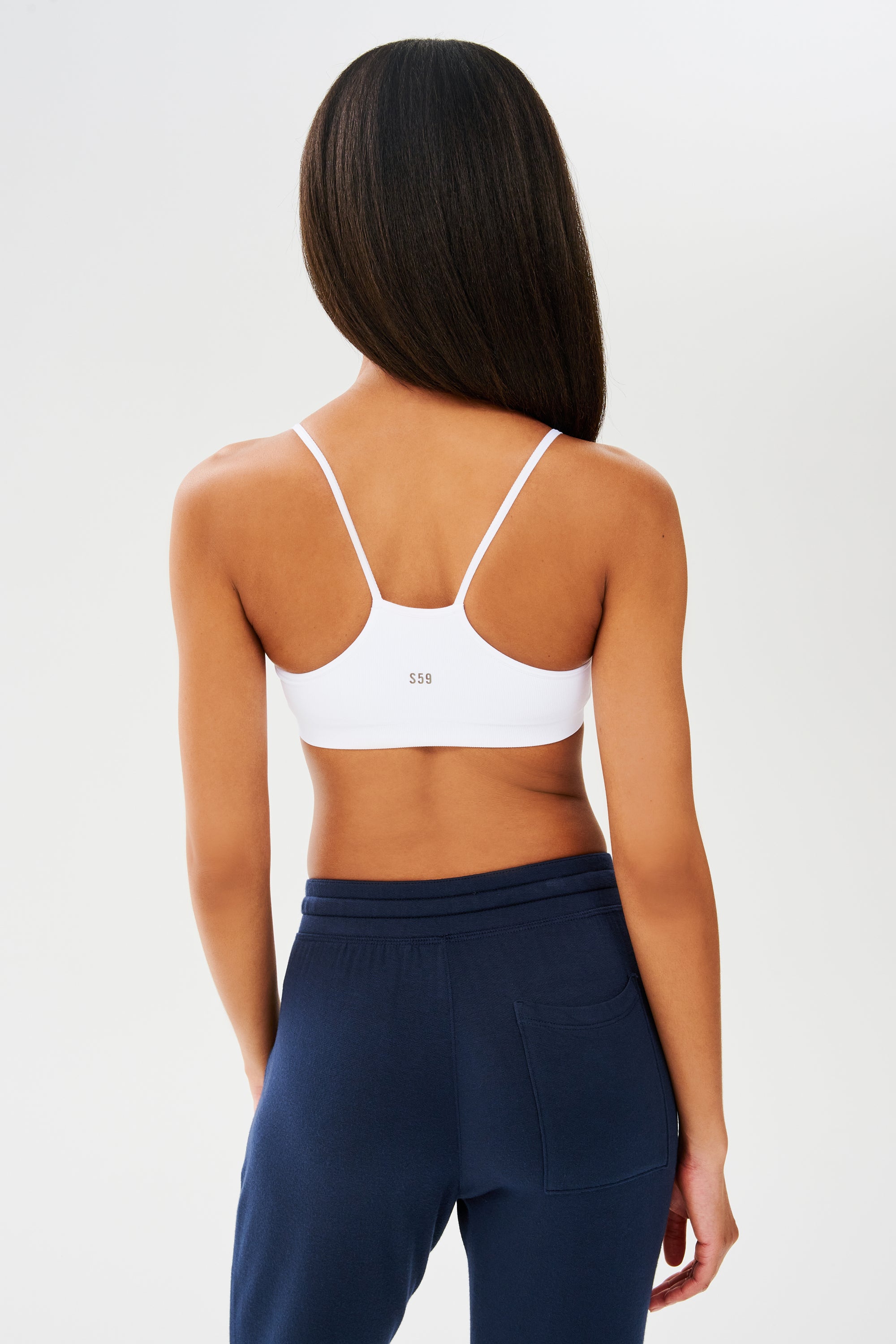 Loren Seamless Bra - White-Splits59-Happy on Main