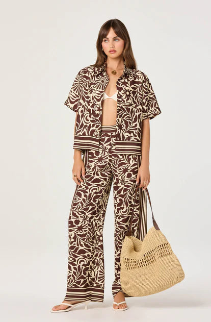 Eva Pants - Brown Tropical-ASTR-Happy on Main