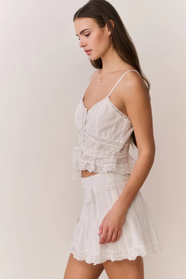 Avra Top - White-LoveShackFancy-Happy on Main