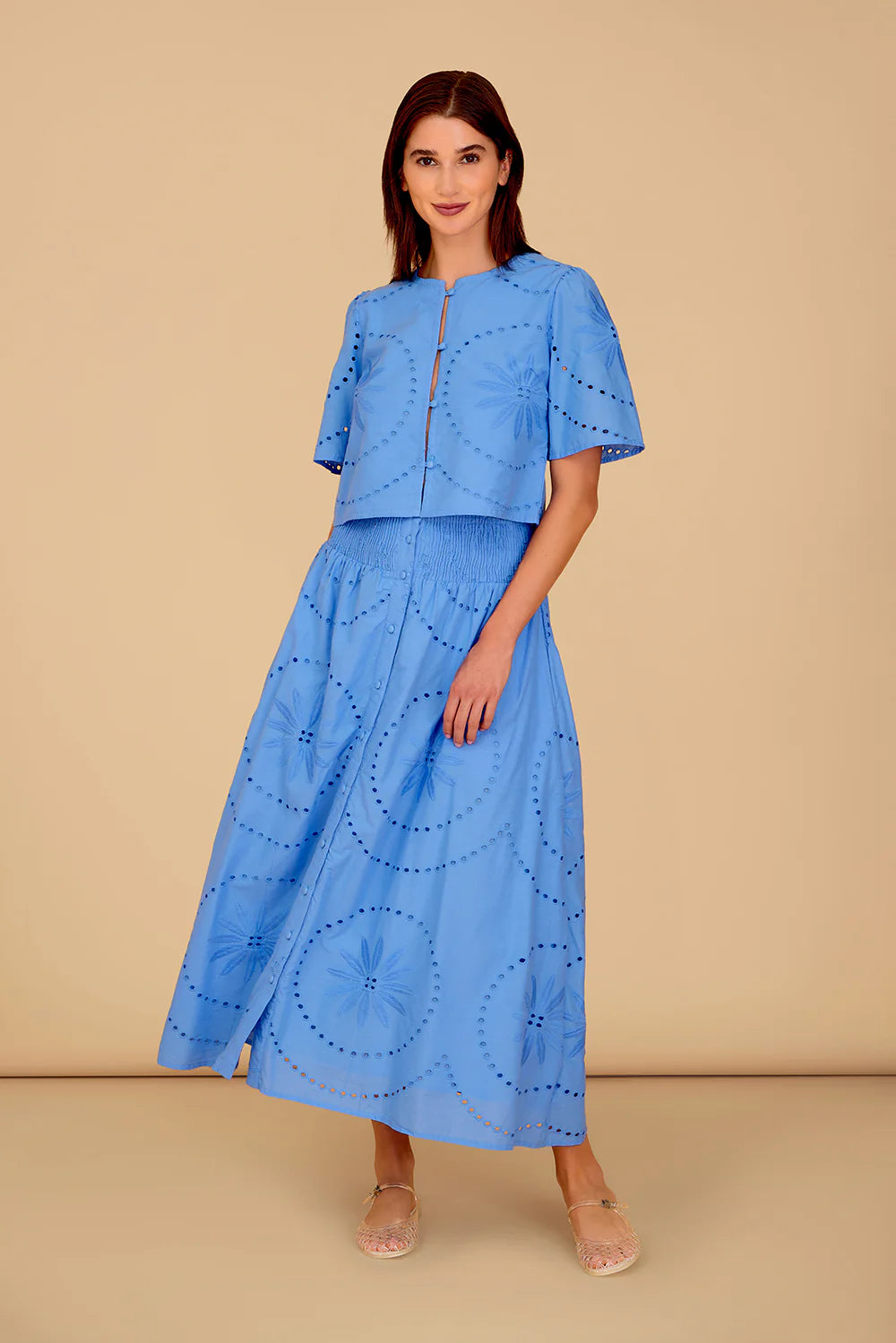 Heidi Top - Azul Lace-Olivia by Livro-Happy on Main