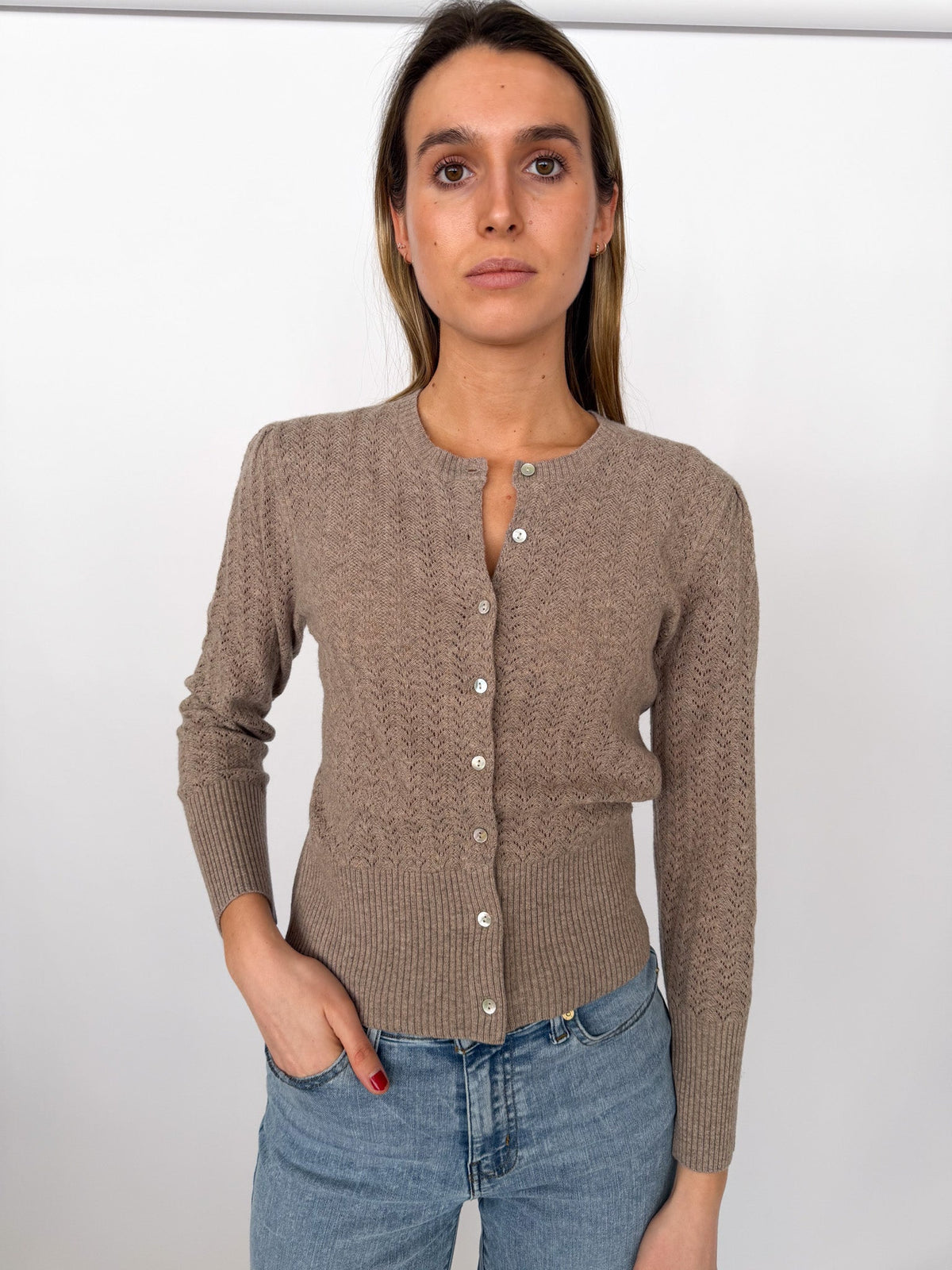 Camilla Cardigan - Oatmeal-Marea-Happy on Main