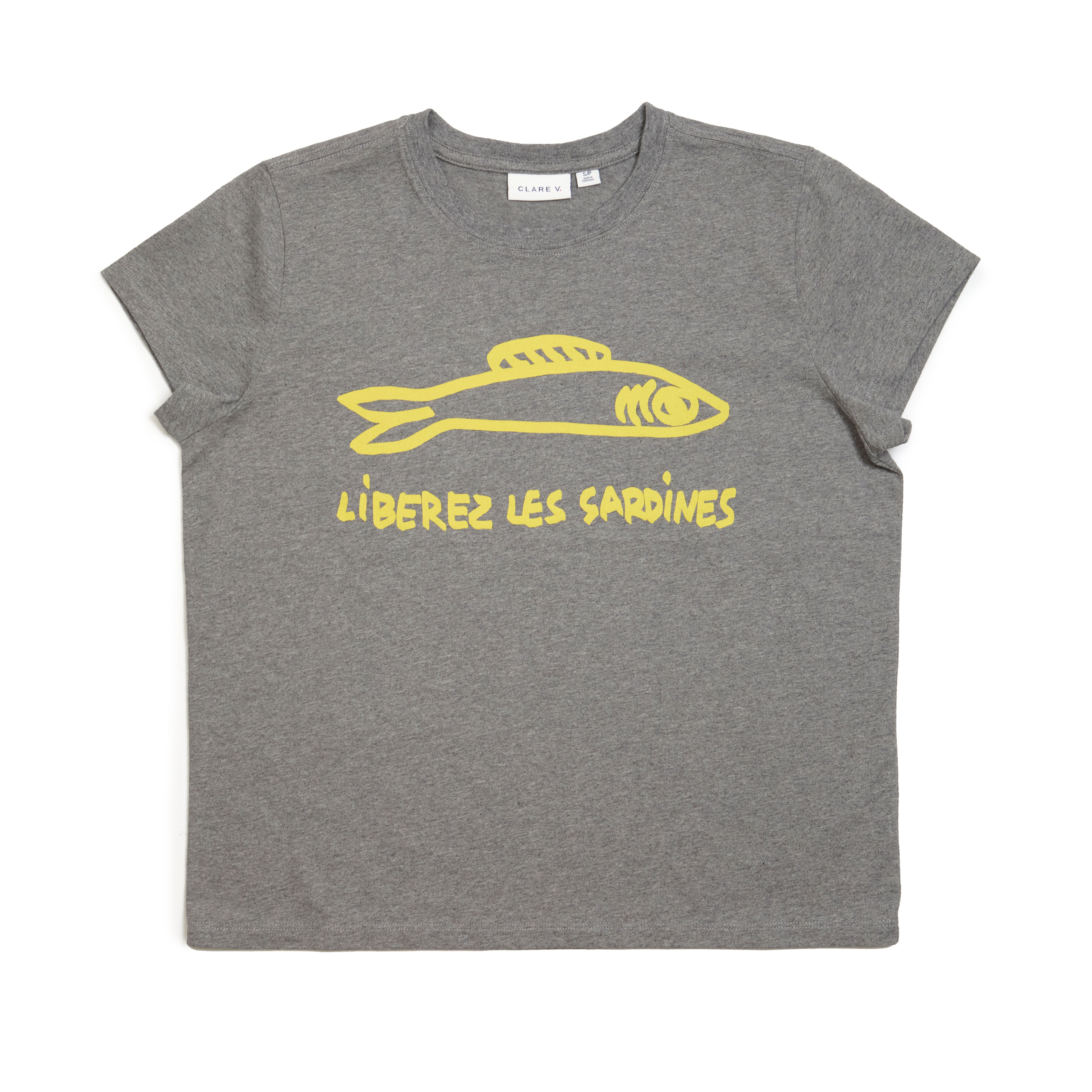 Classic Tee - Liberez Les Sardines-Graphic Tanks + Tees-Happy on Main