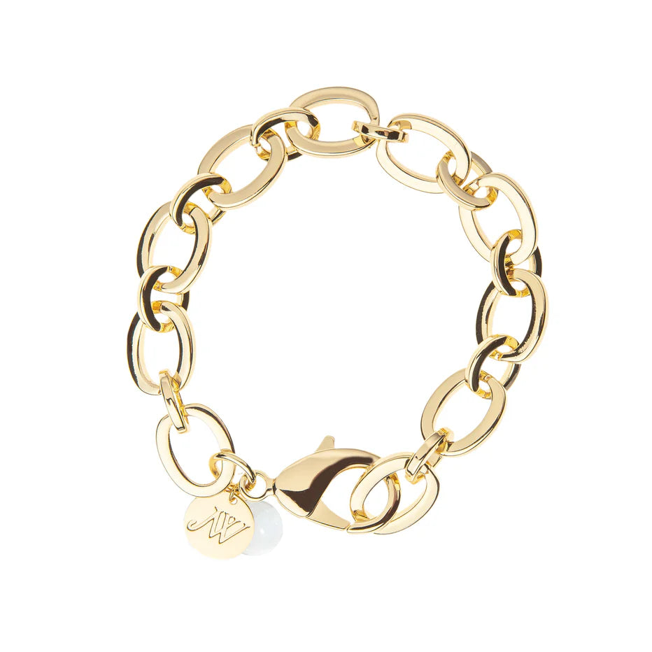 Chunky Link Chain Bracelet-Jane Win-Happy on Main