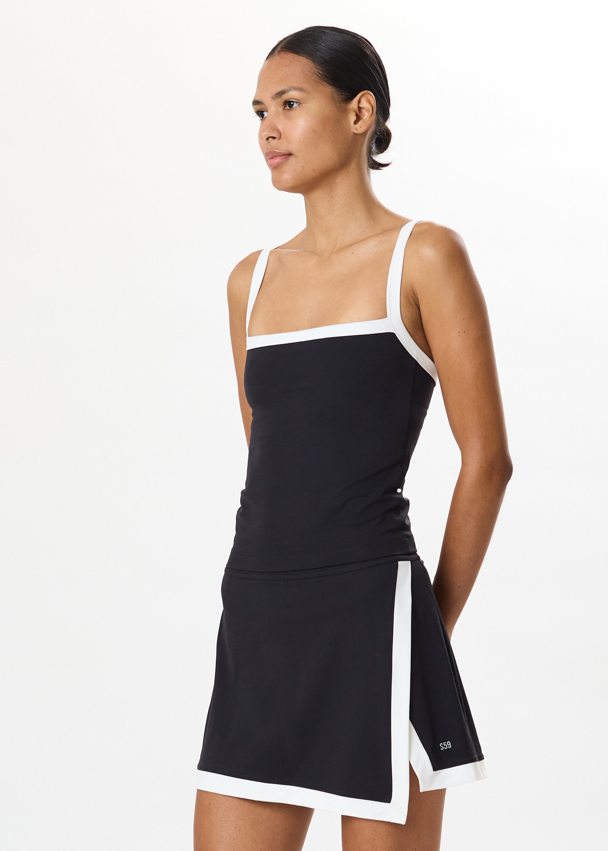 Monah Rigor Tank - Black/White-Splits59-Happy on Main