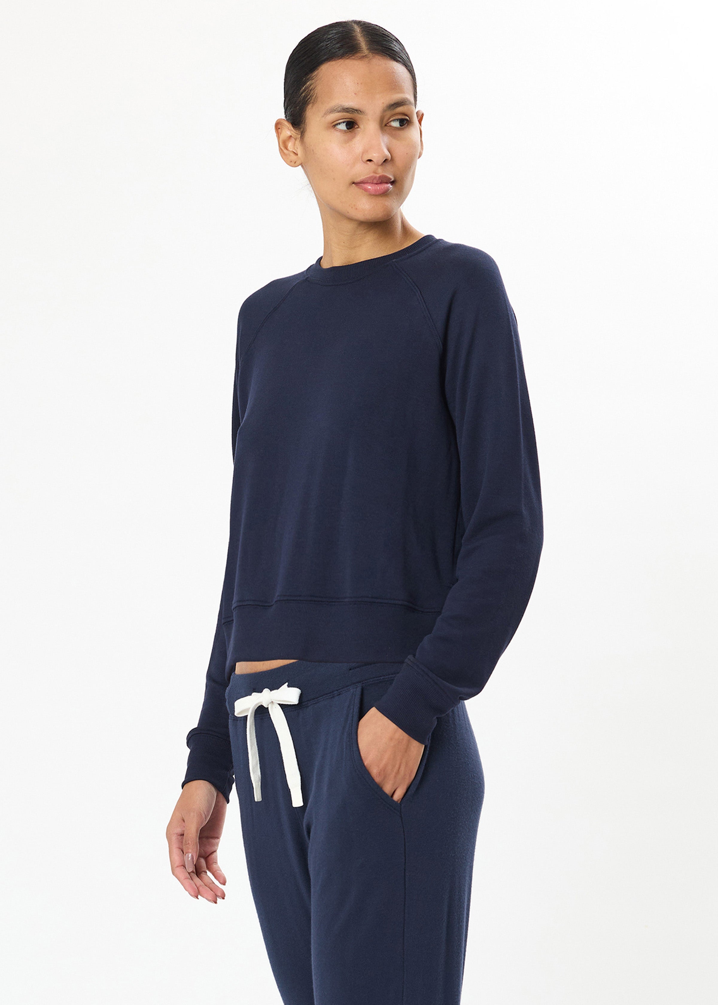 Brooks Fleece Long Sleeve Sweatshirt-Sweatshirts-Happy on Main