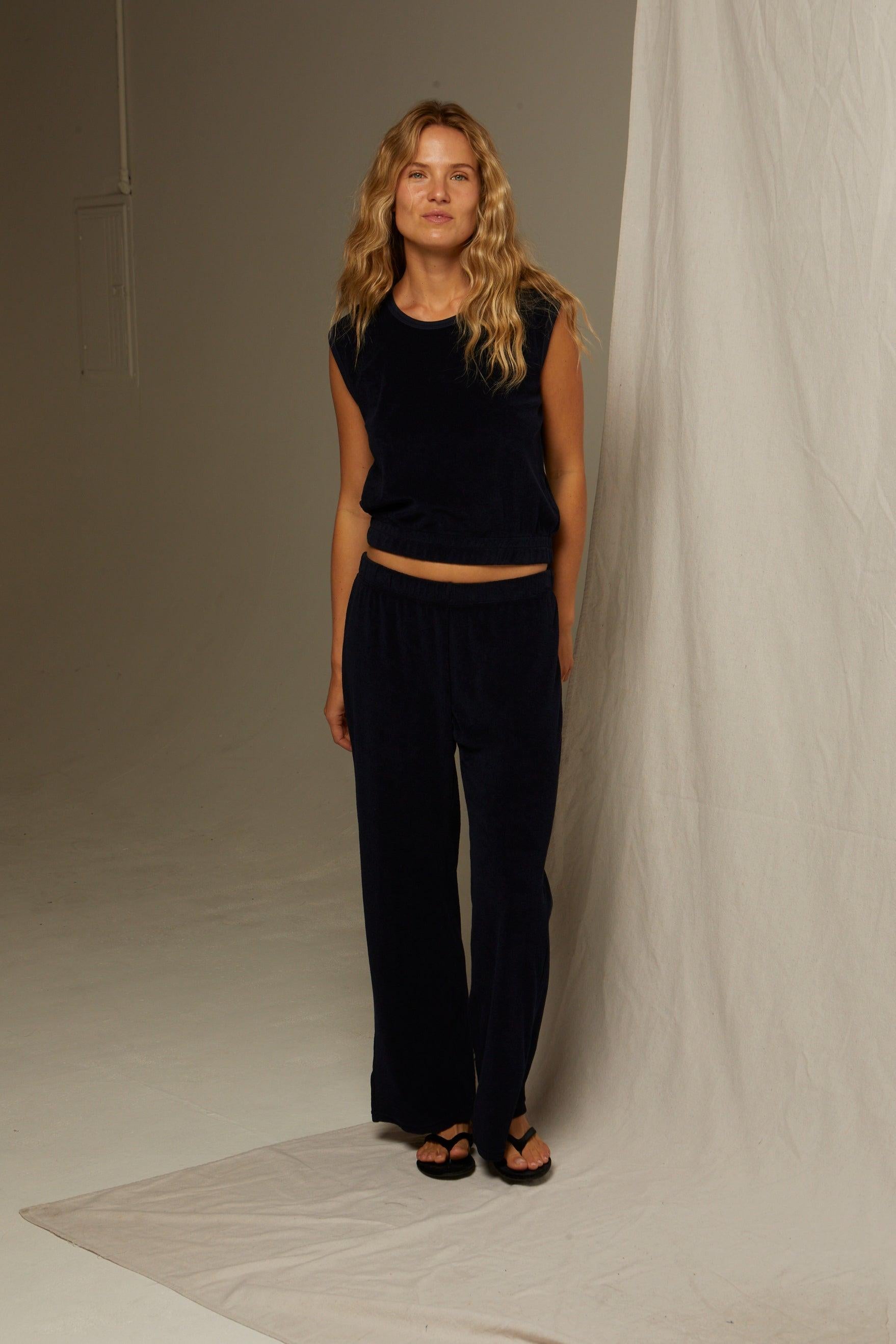 Katie Loop Terry Pants-Pants-Happy on Main