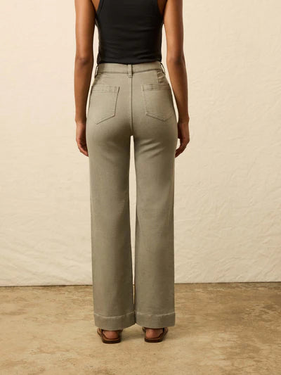 Stretch Terry Patch Pocket Pant - Coastal Sage-Faherty-Happy on Main