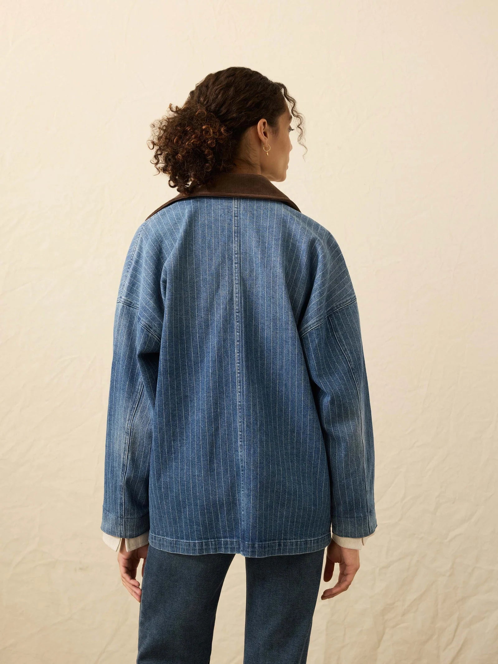 Sunwashed Denim Barn Jacket-Faherty-Happy on Main