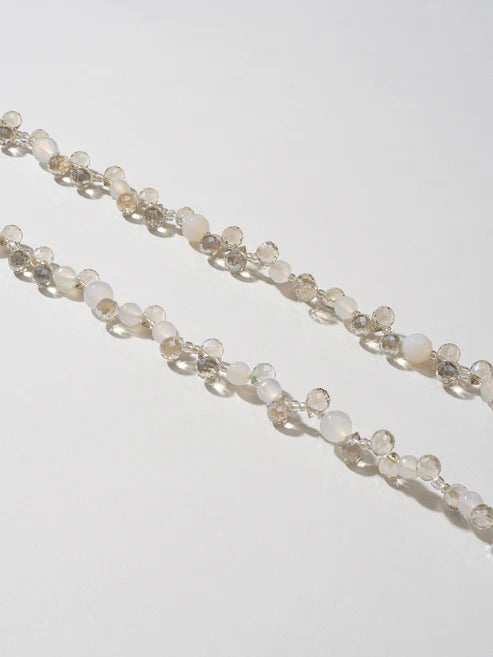 Faceted Crystal Crossbody - Champagne-Ossa-Happy on Main