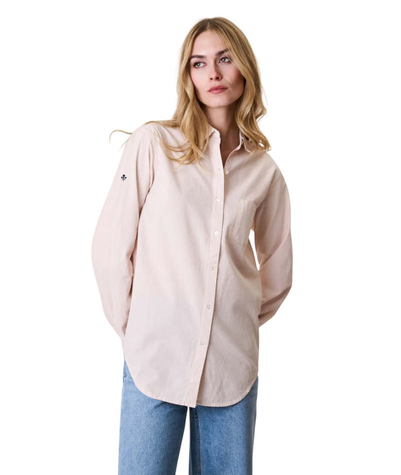 Favorite Shirt - Tan/White Stripe
