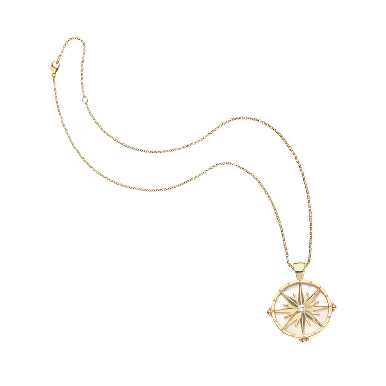 FOREVER Guiding Star Mother of Pearl Pendant-Jane Win-Happy on Main