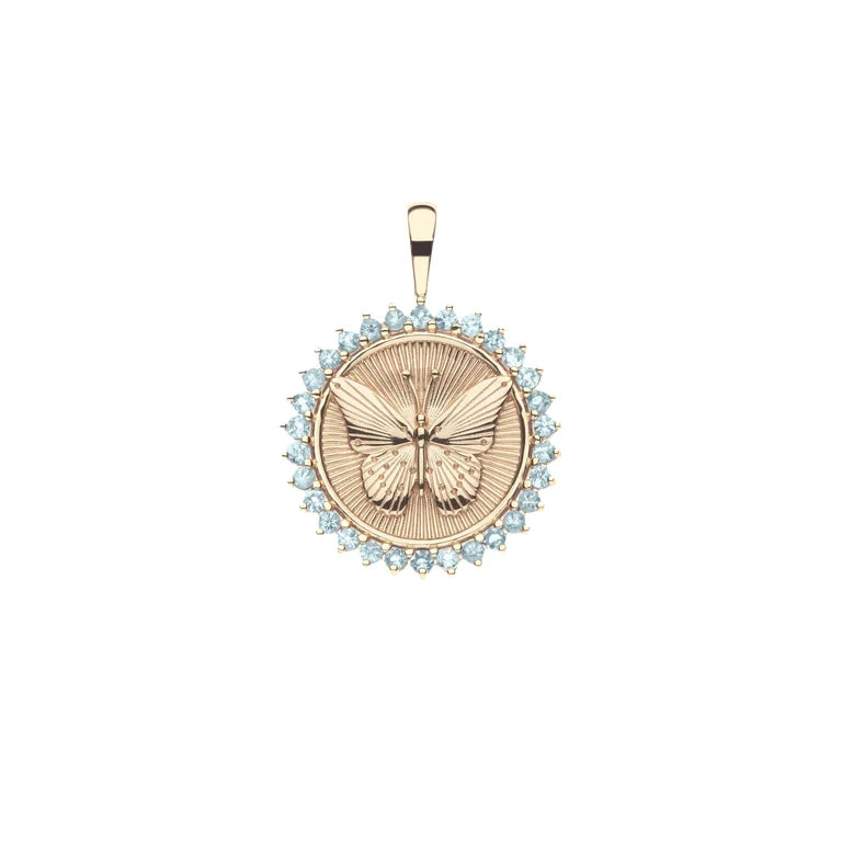 FREE Petite Embellished Coin - 16-18" Classic Rolo Chain-Jane Win-Happy on Main