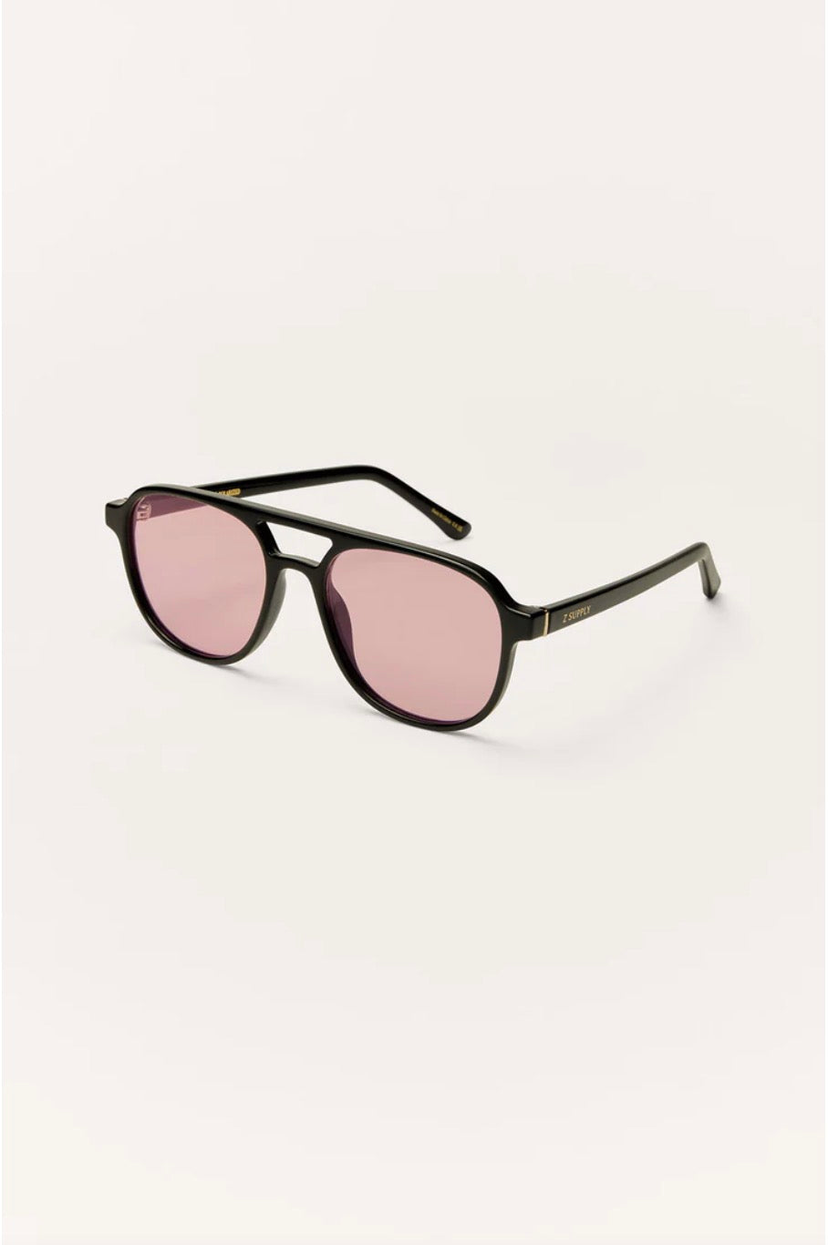 Tourist - Polished Black Pink Polarized
