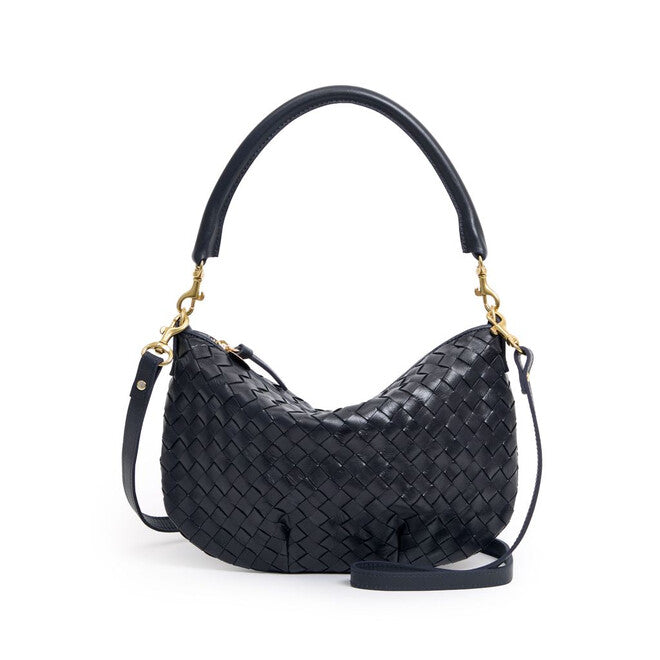 Petit Moyen Messenger - Medium Woven Diagonal - Twilight-Clare V.-Happy on Main