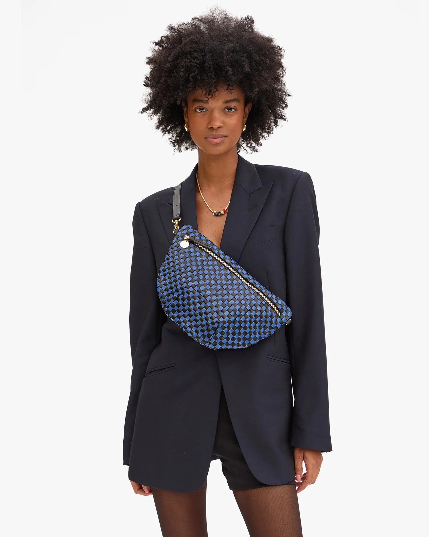 Petit Moyen Messenger - Woven Checker