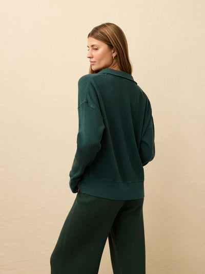 Apres Waffle Henley - Seamoss-Faherty-Happy on Main