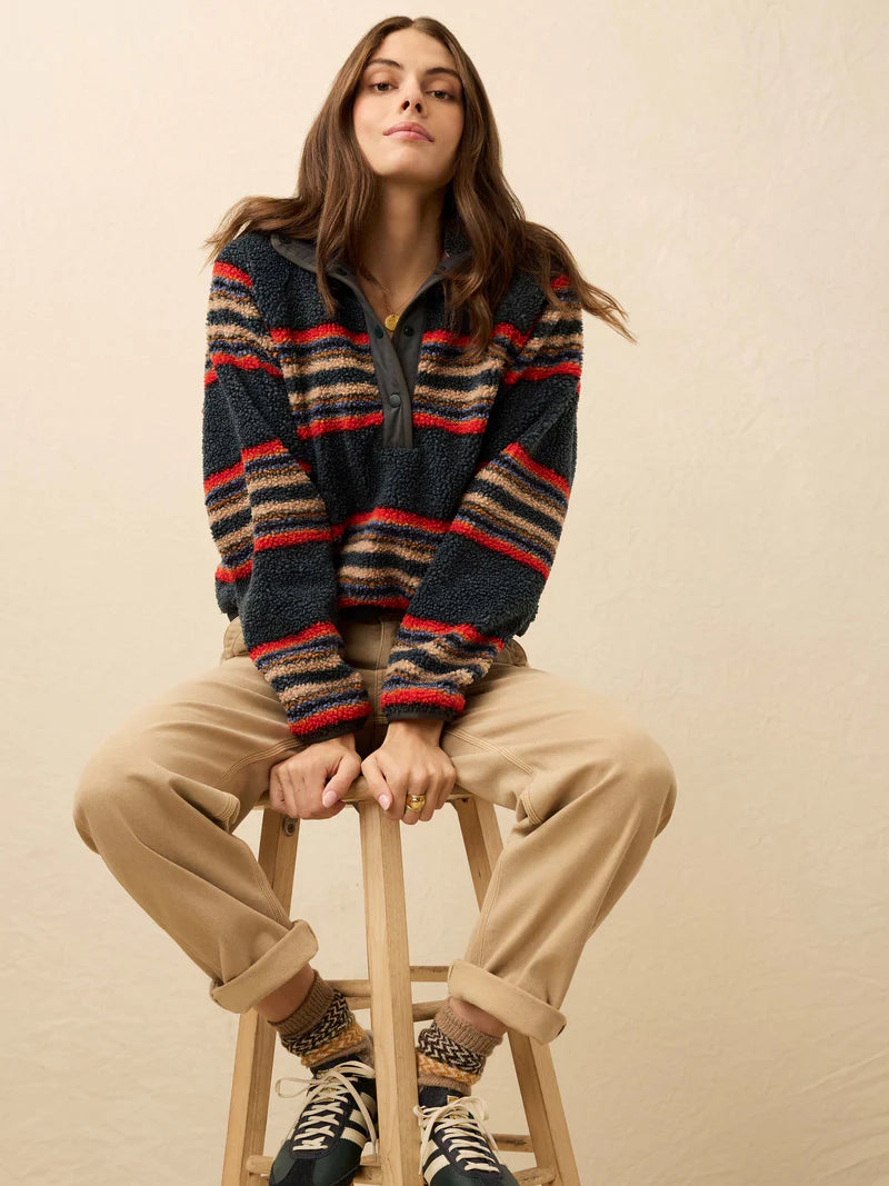 Fireside Fleece Popover - Fireside Stripe-Faherty-Happy on Main