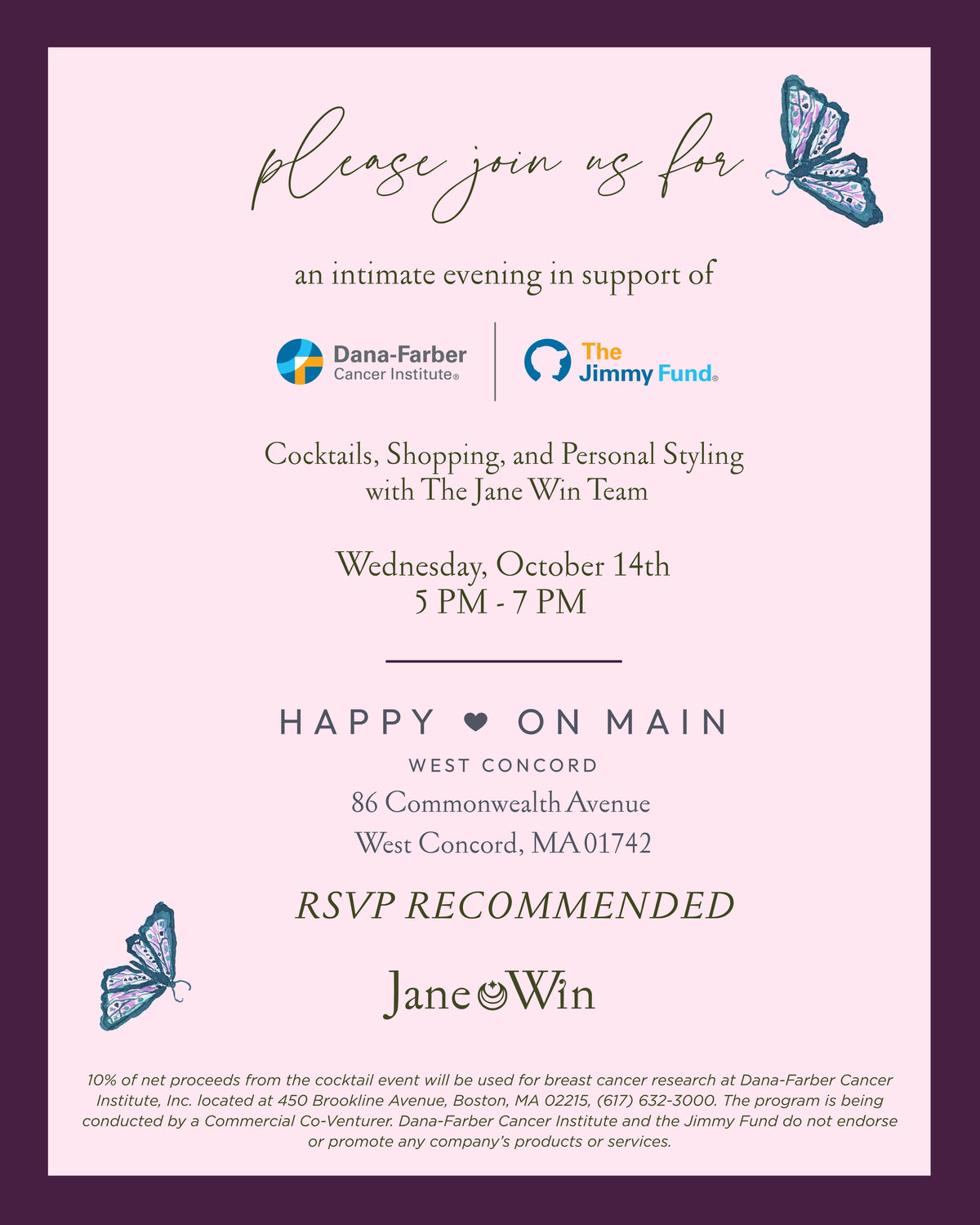 Cocktail Hour with Jane Win-Happy on Main-Happy on Main