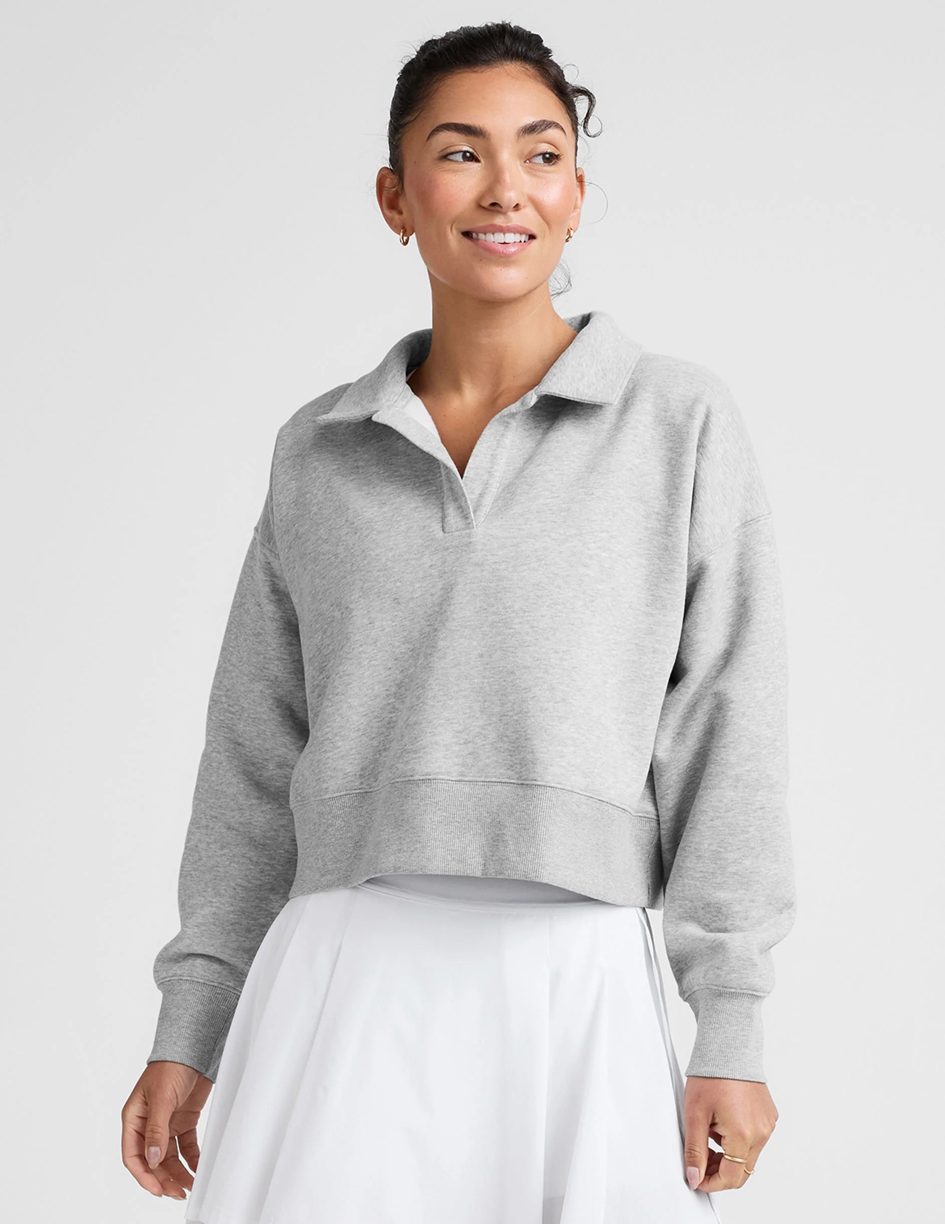 LuxeFleece Collared Sweatshirt-Beyond Yoga-Happy on Main