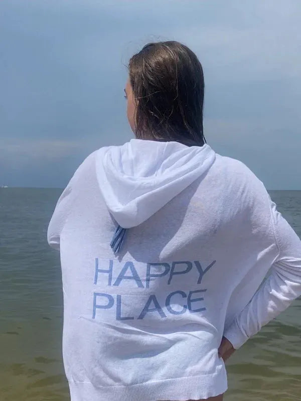 Happy Place Hoodie-Sweatshirts-Happy on Main