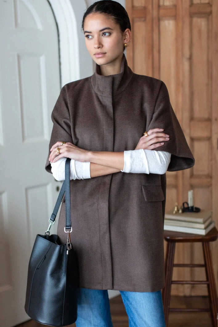 Layering Jacket - Bitter Chocolate-Emerson Fry-Happy on Main