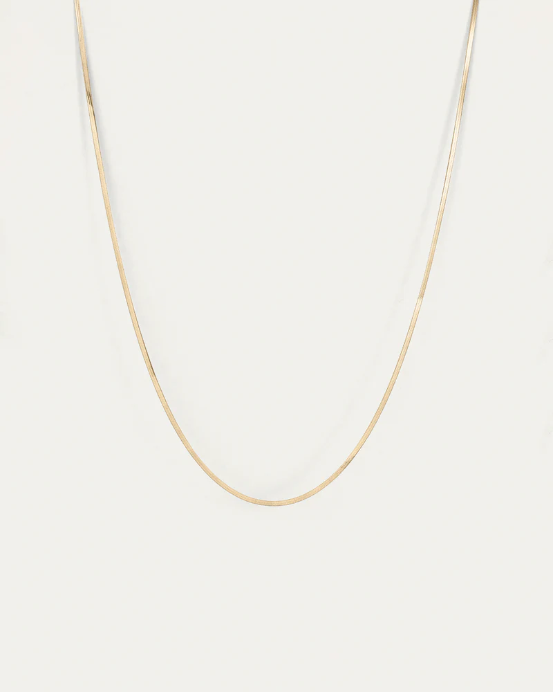 Zeina Slim Chain - Gold-Jenny Bird-Happy on Main