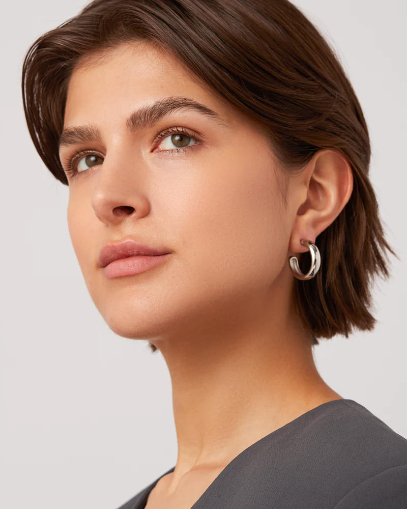 Staple Hoops - Medium-Jenny Bird-Happy on Main