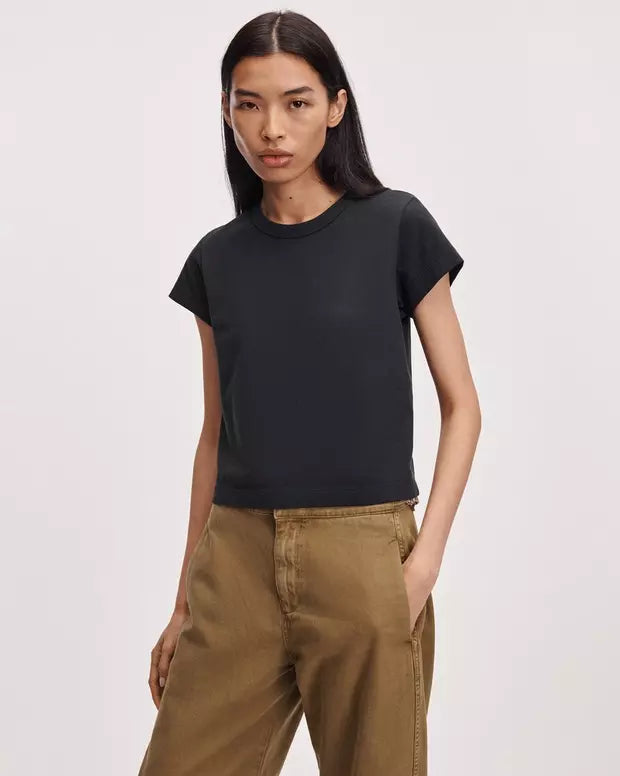 Kelly Perfect Tee - Black-Rag & Bone-Happy on Main