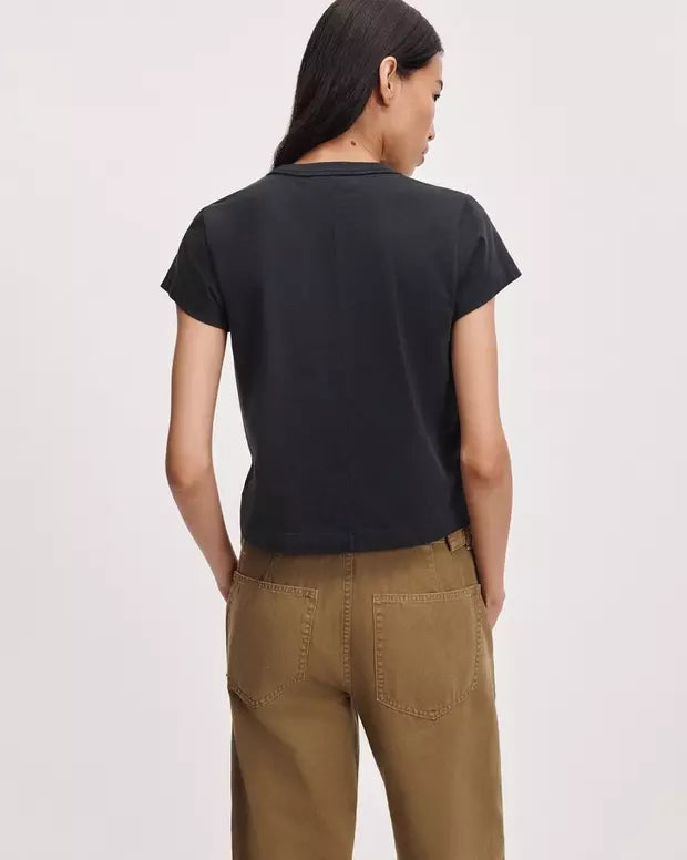 Kelly Perfect Tee - Black-Rag & Bone-Happy on Main