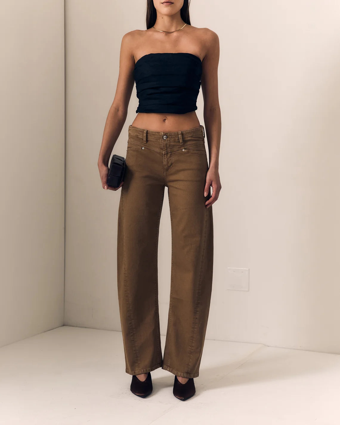 Selena Long - Honey Brown-LE JEAN-Happy on Main