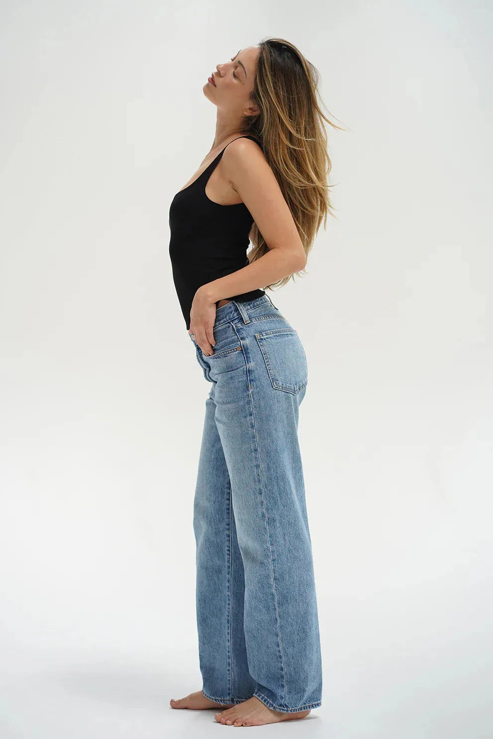 Scoop Ribbed Tank-Basic Tanks + Tees-Happy on Main