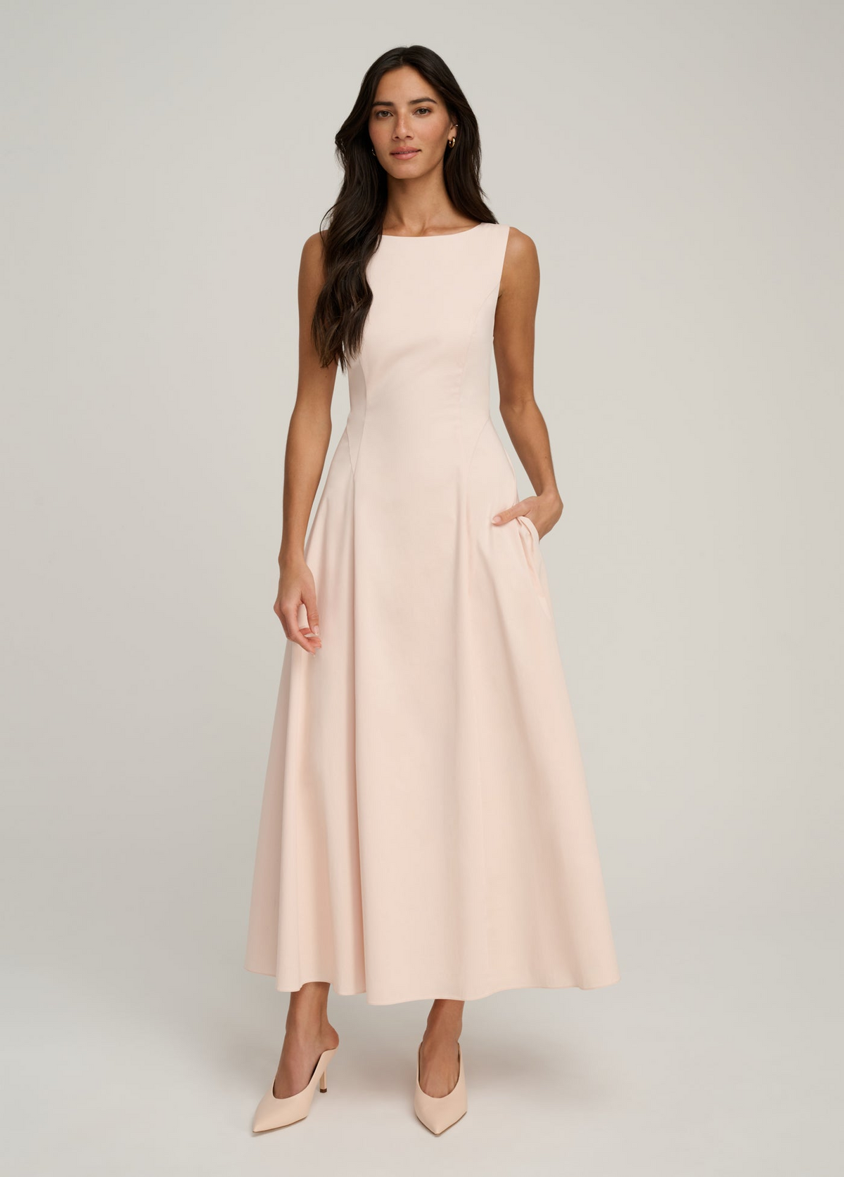 The Catherine Dress - Pale Pink-Favorite Daughter-Happy on Main