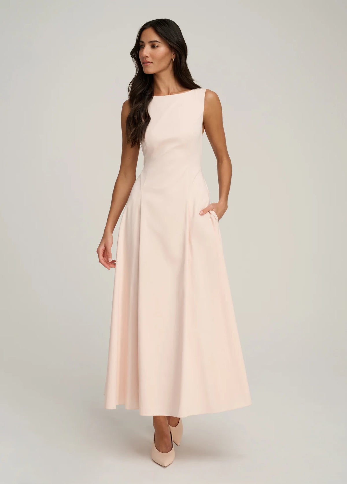 The Catherine Dress - Pale Pink-Favorite Daughter-Happy on Main