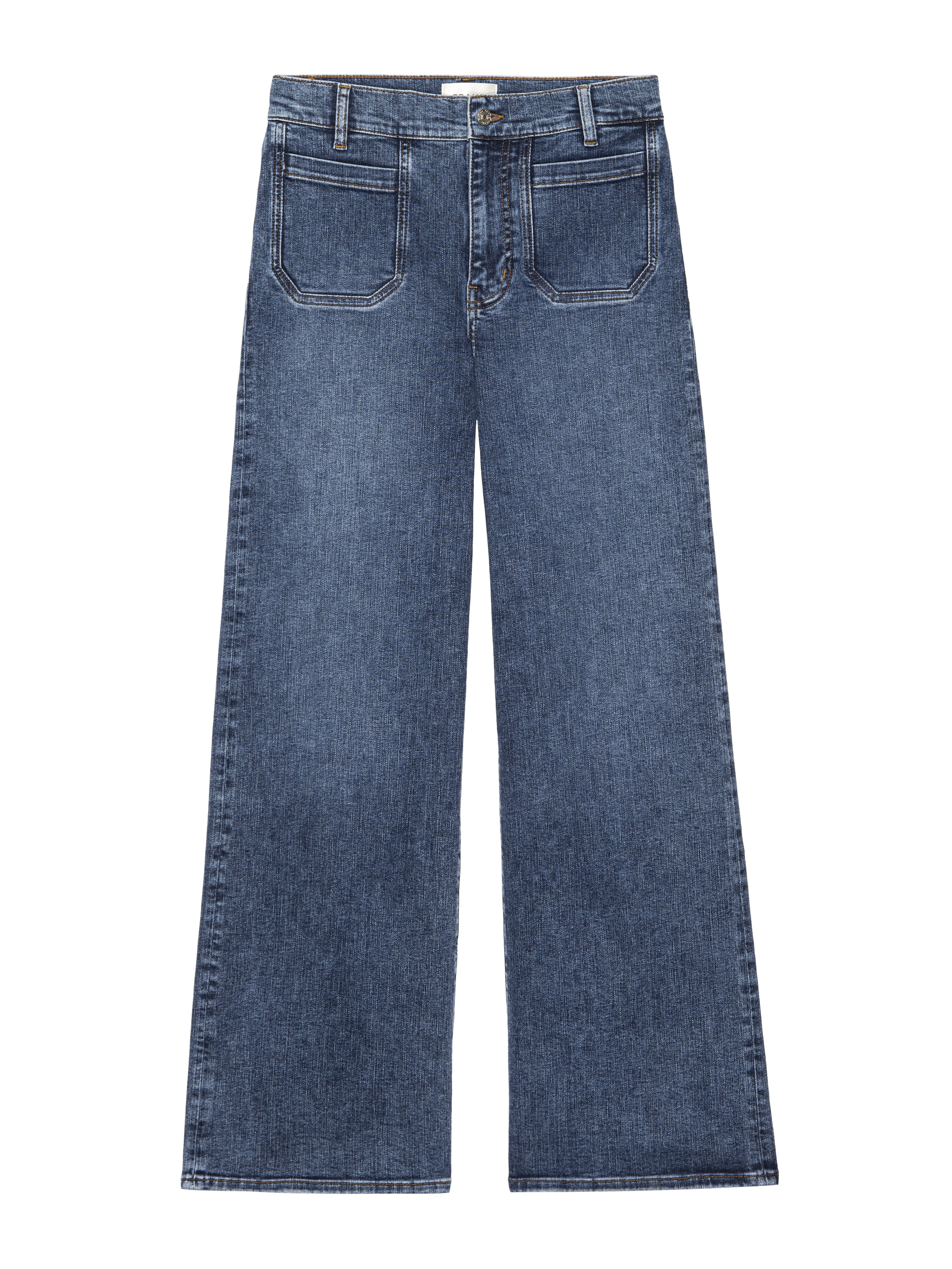 Le Slim Palazzo Modernist Pocket-Pants-Happy on Main