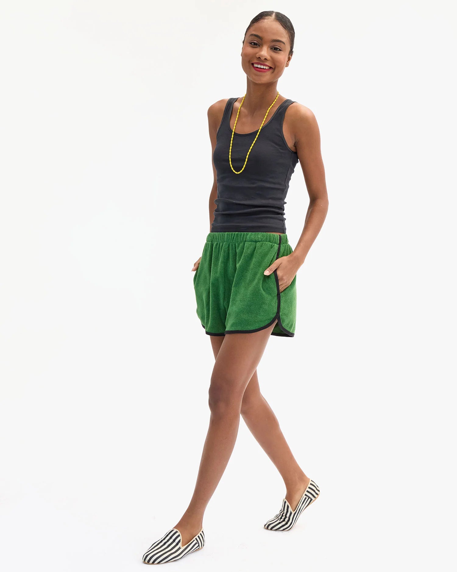 La Plage Shorts - Basil-Clare V.-Happy on Main