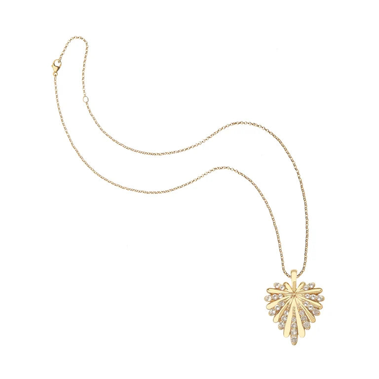 LOVE Petite Embellished Full-Heart Pendant - 16-18" Classic Rolo Chain-Jane Win-Happy on Main