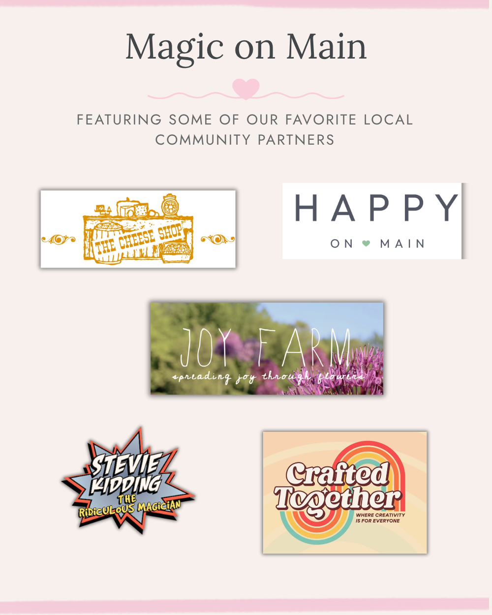Magic on Main: Welcoming Spring - Sunday 3/29-Happy on Main-Happy on Main