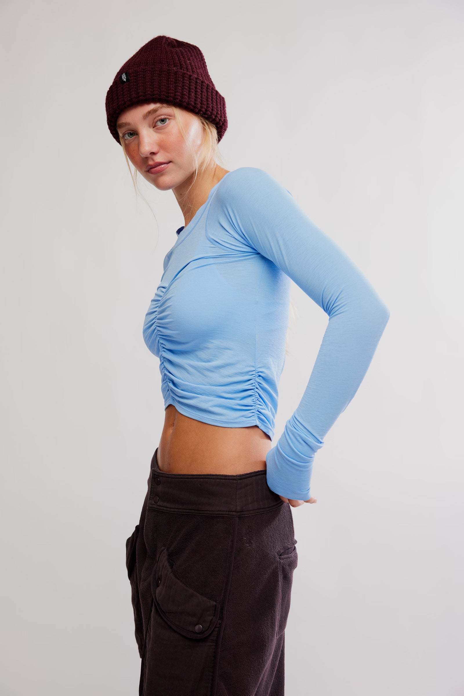 Tempo Ruched Long Sleeve - High DIve