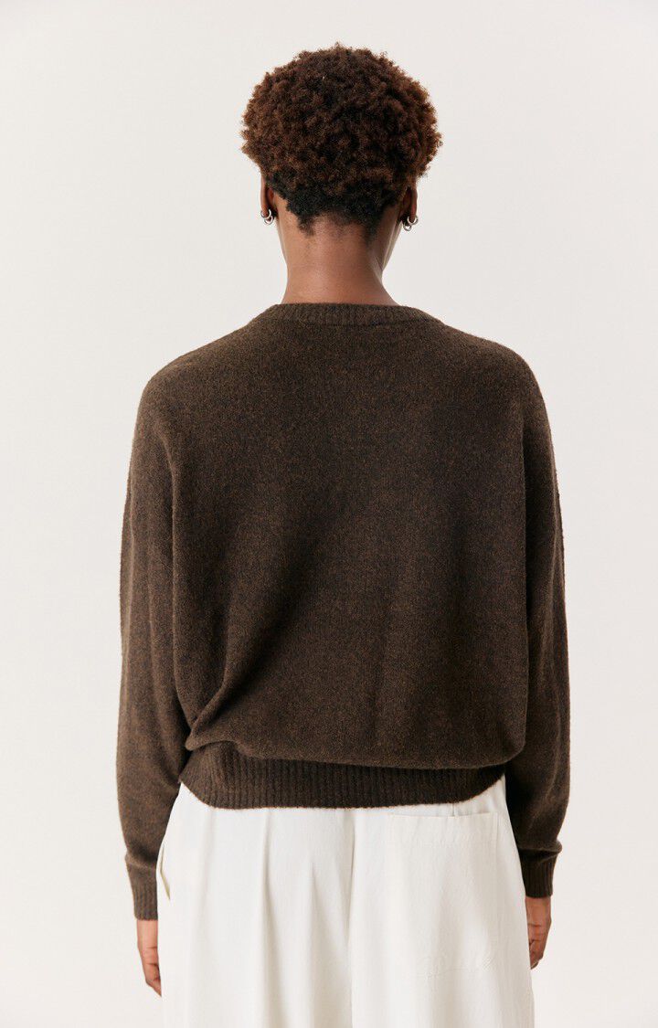 Ouity Sweater - Choco Chine-American Vintage-Happy on Main