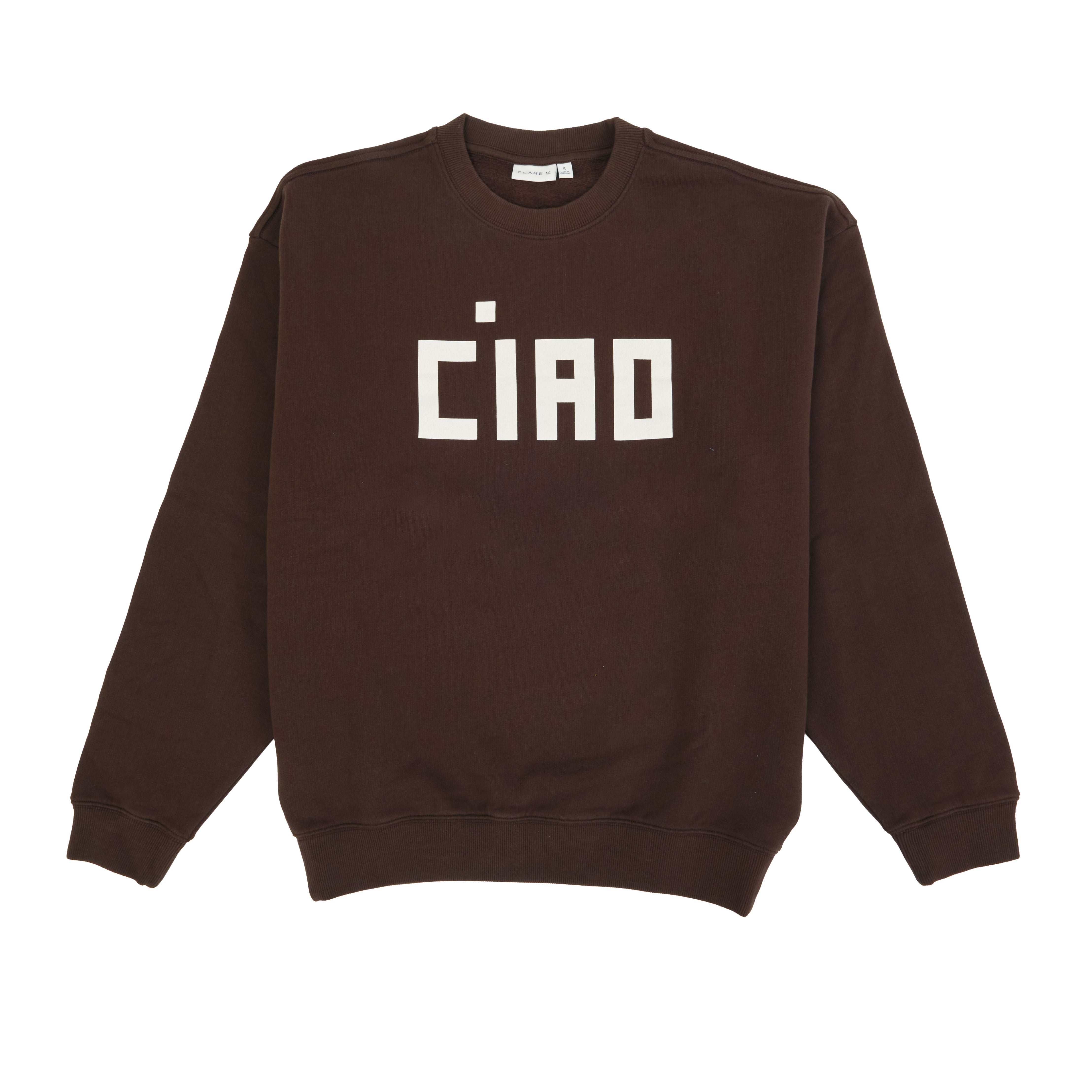 Oversized Sweatshirt - Block Ciao-Sweatshirts-Happy on Main