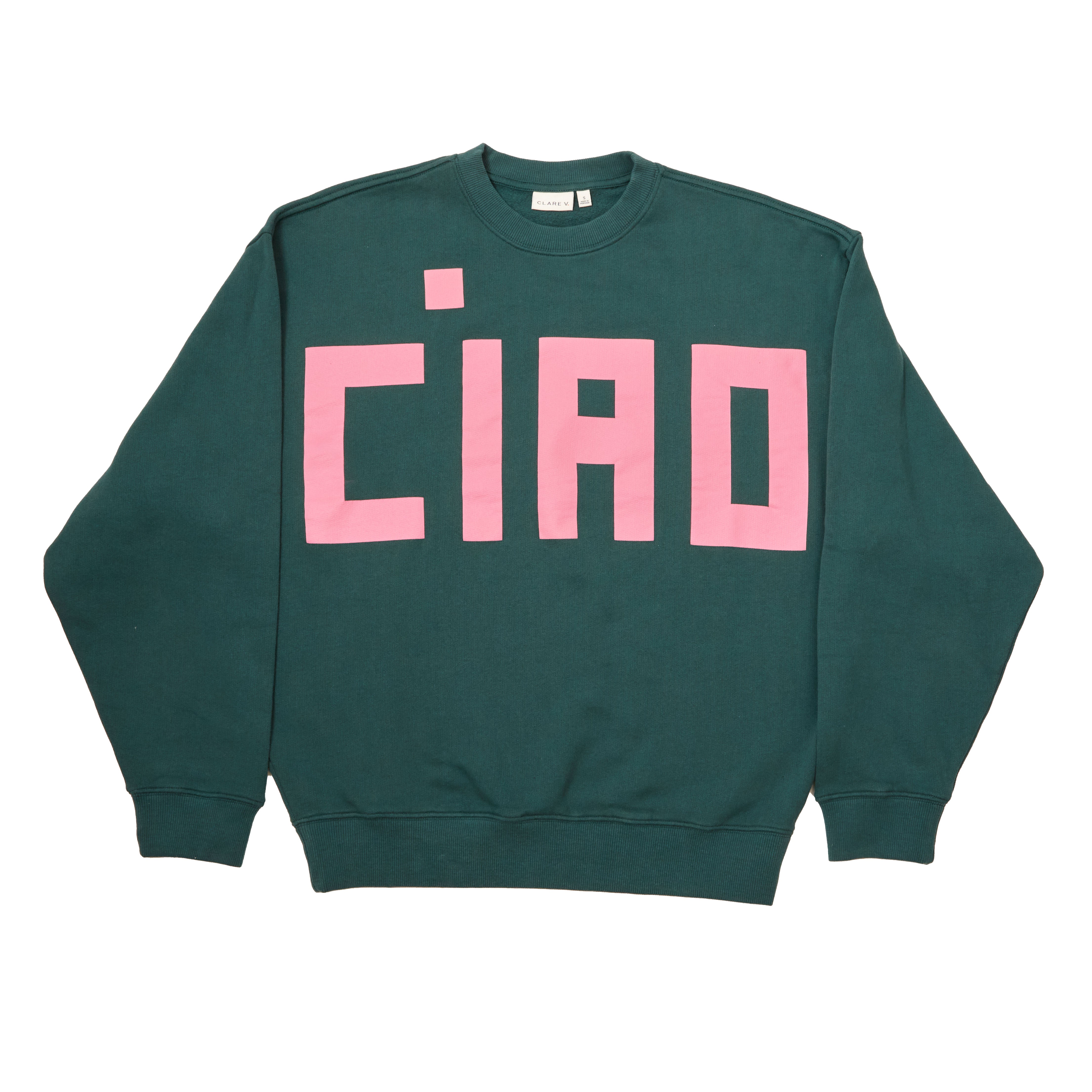 Oversized Sweatshirt - Grand Block Ciao-Sweatshirts-Happy on Main